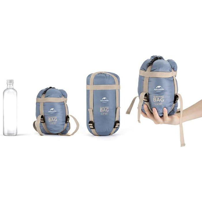 Naturehike Mini Camping Sleeping Bag, Shadow XL - Blue