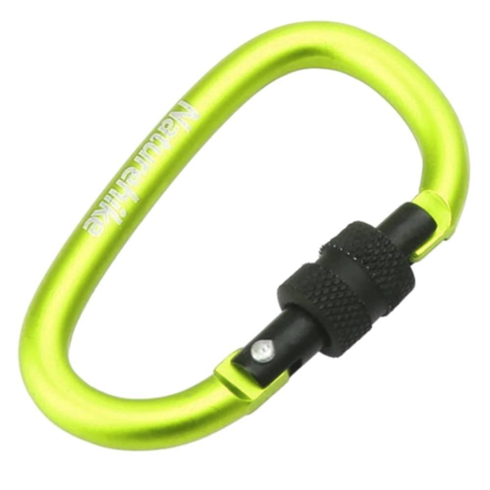 Naturehike 8cm D-type Multifunctional Hang Buckle with Lock – Yellow