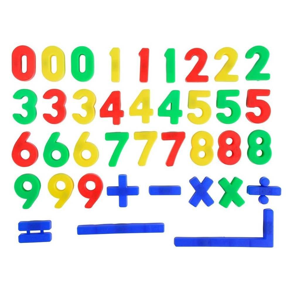 Magnetic Numbers & Signs – Art & Fun Multicolor | Xcite