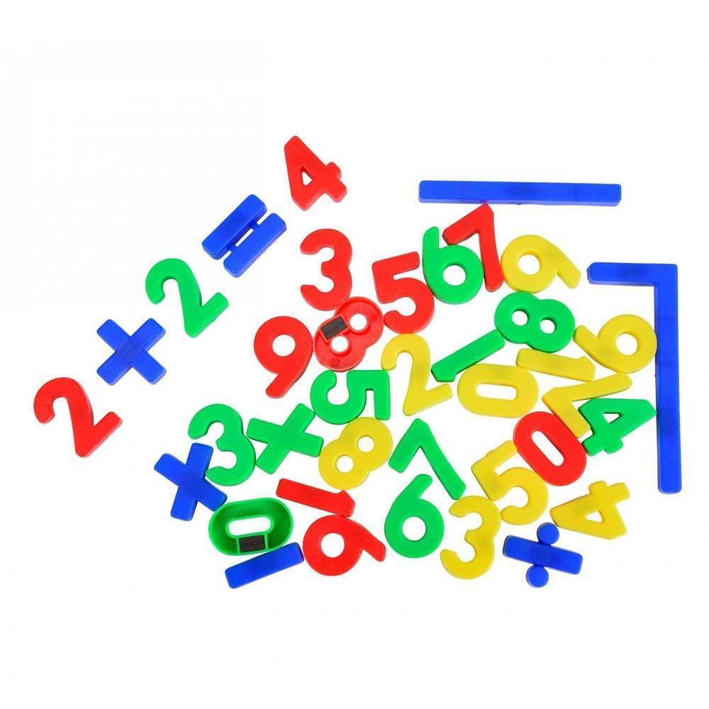 Magnetic Numbers & Signs – Art & Fun Multicolor | Xcite