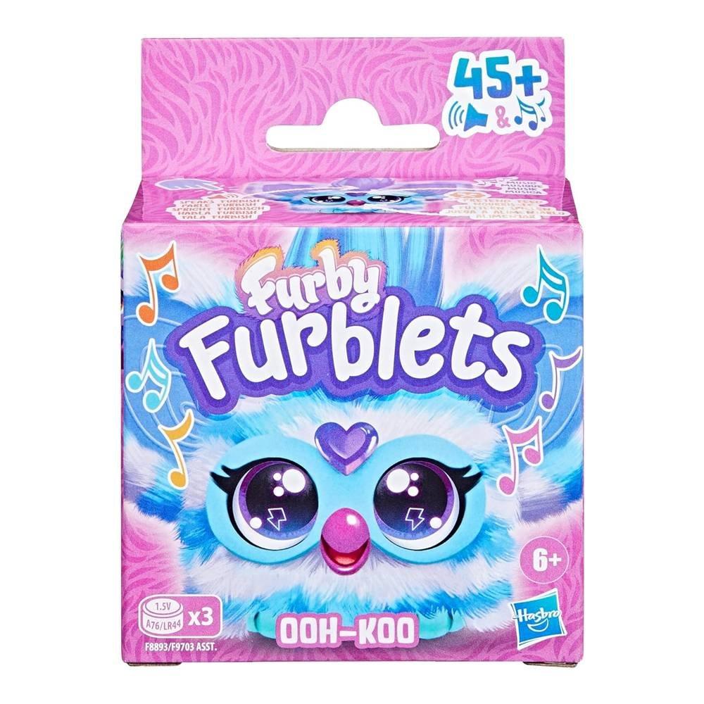 Furby Furblets Ooh-Koo Mini Interactive Electronic Toy , F8893- Blue/ White