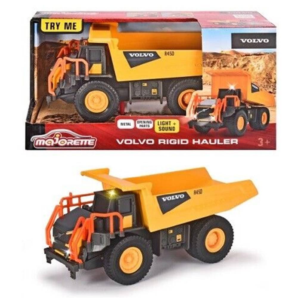 Majorette Grand Series Volvo Dump Truck R45D Game, 213723000 - Yellow
