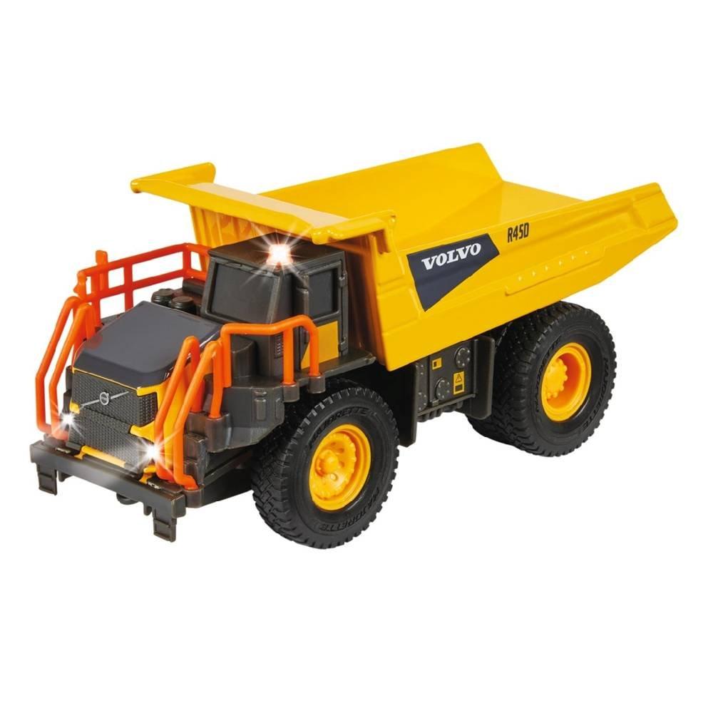 Majorette Grand Series Volvo Dump Truck R45D Game, 213723000 - Yellow