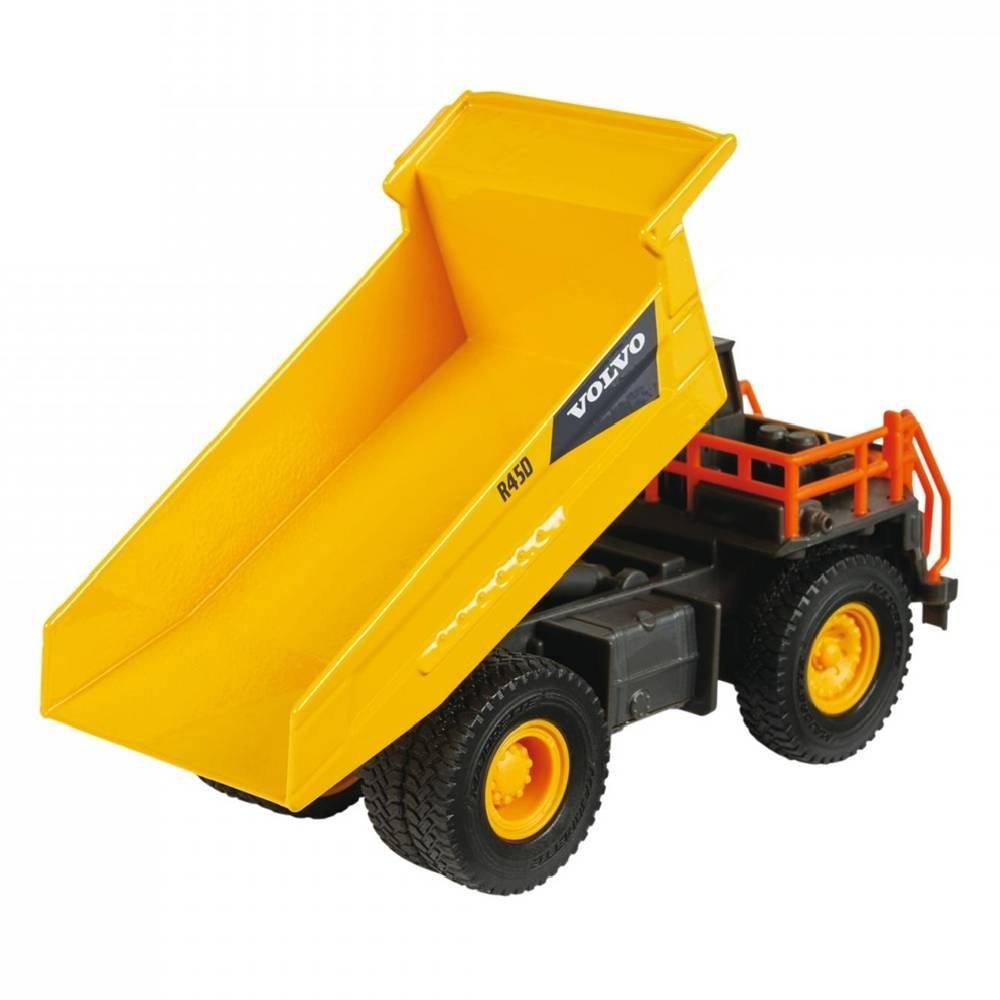 Majorette Grand Series Volvo Dump Truck R45D Game, 213723000 - Yellow