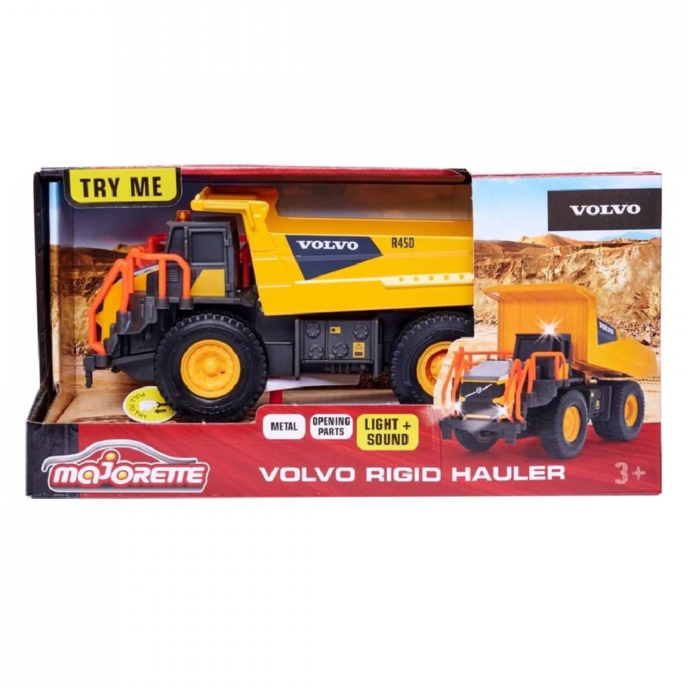 Majorette Grand Series Volvo Dump Truck R45D Game, 213723000 - Yellow
