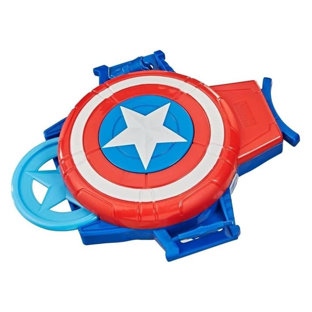Marvel Captain America Disc Blaster - Blue/ Red