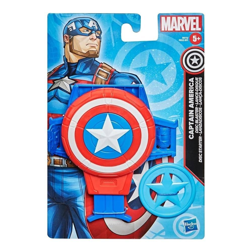 Marvel Captain America Disc Blaster - Blue/ Red
