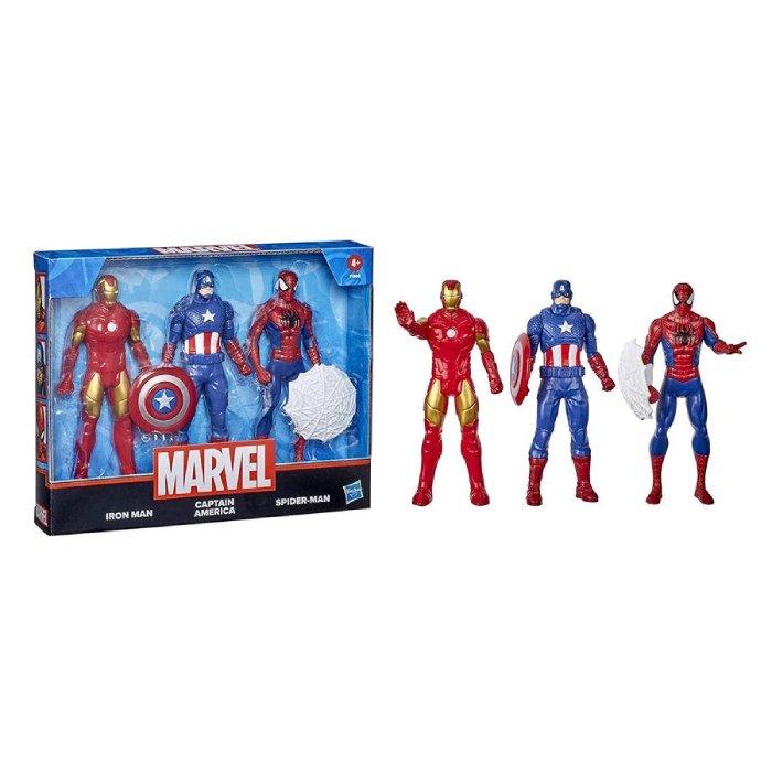 Marvel 6" Basic 3 Pack Figures, F1394 - Multicolor