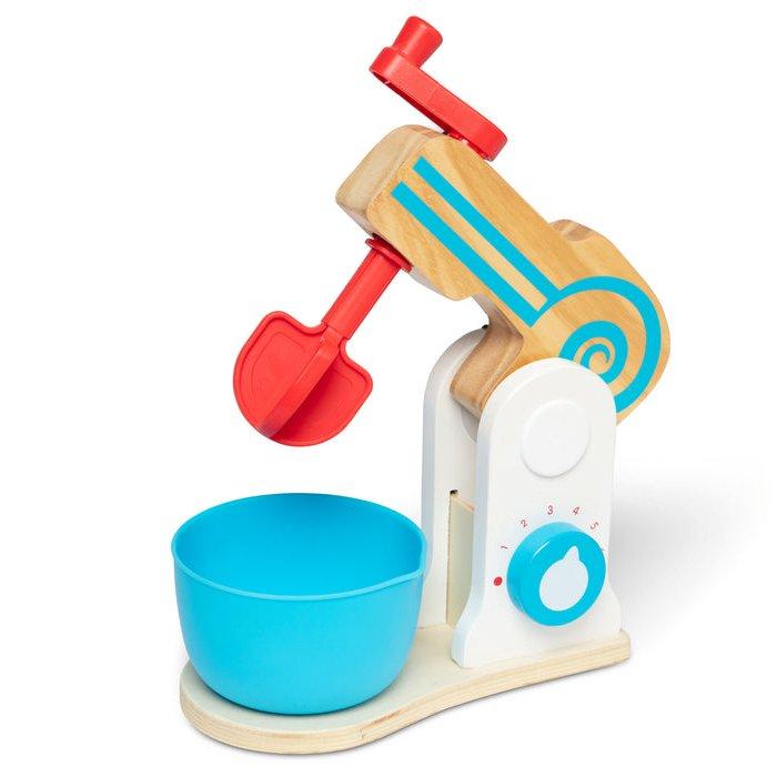 مجموعة خلاط صنع الكيك الخشبية من ميليسا آند دوج، 9840 - متعدد الألوان