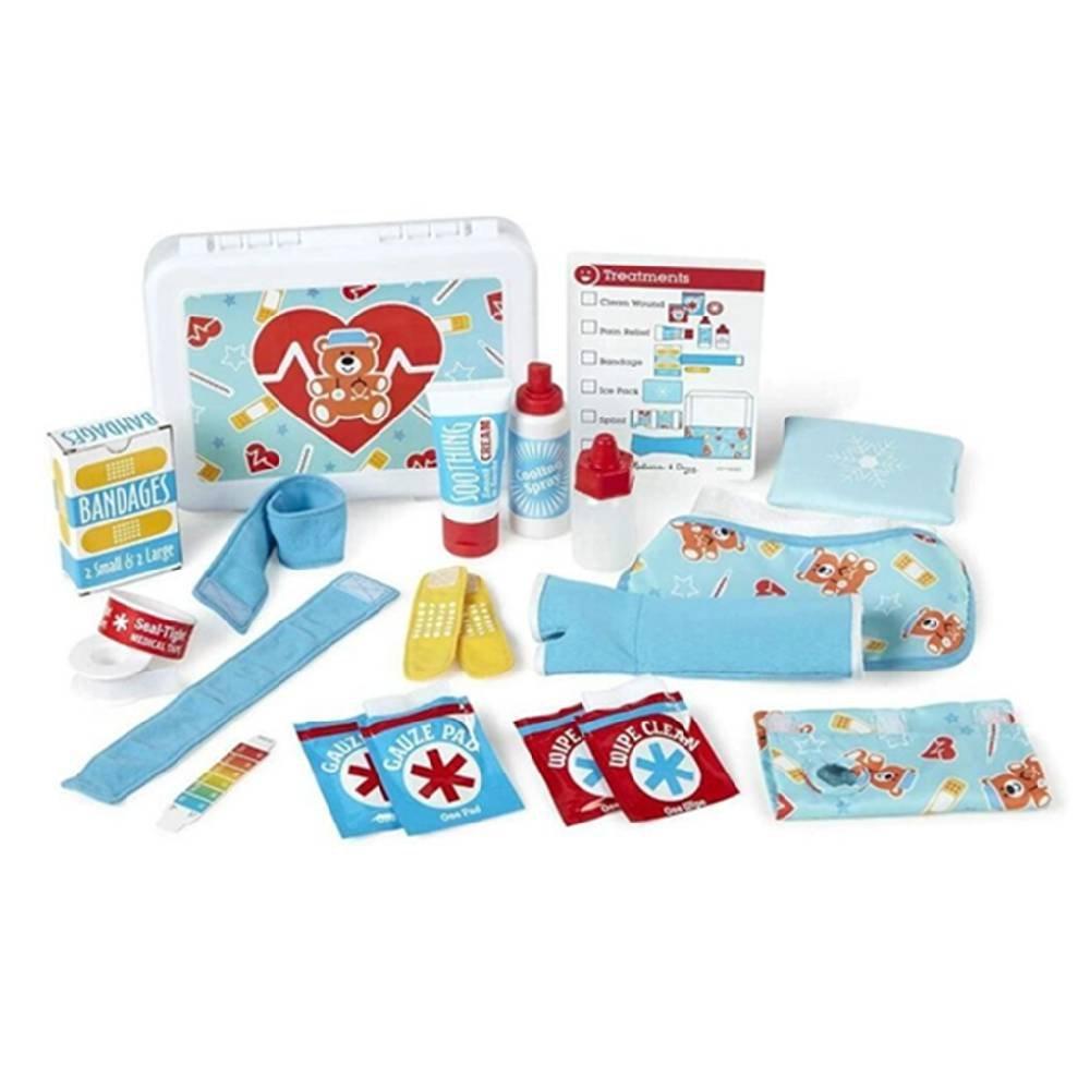 Melissa & Doug  First Aid Play Set, 30601 - White & Blue