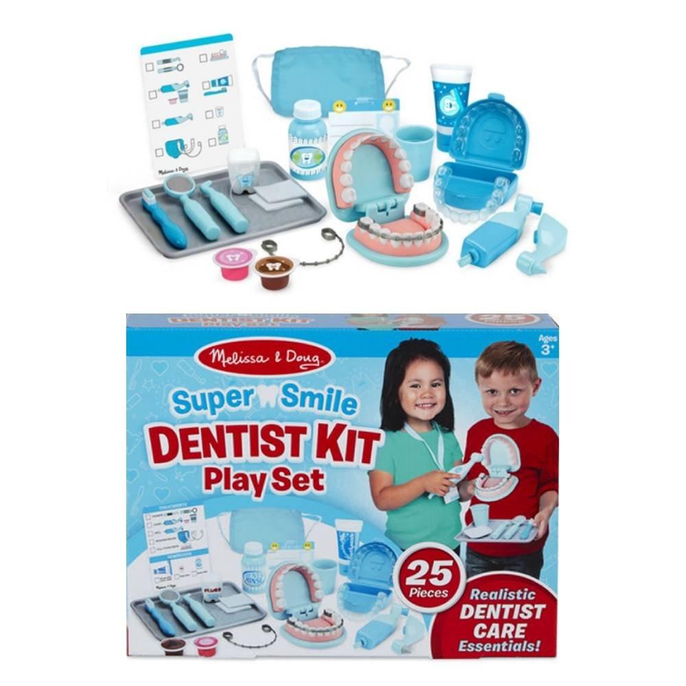 Melissa & Doug Dentist Play Set, 8611 - White & Blue