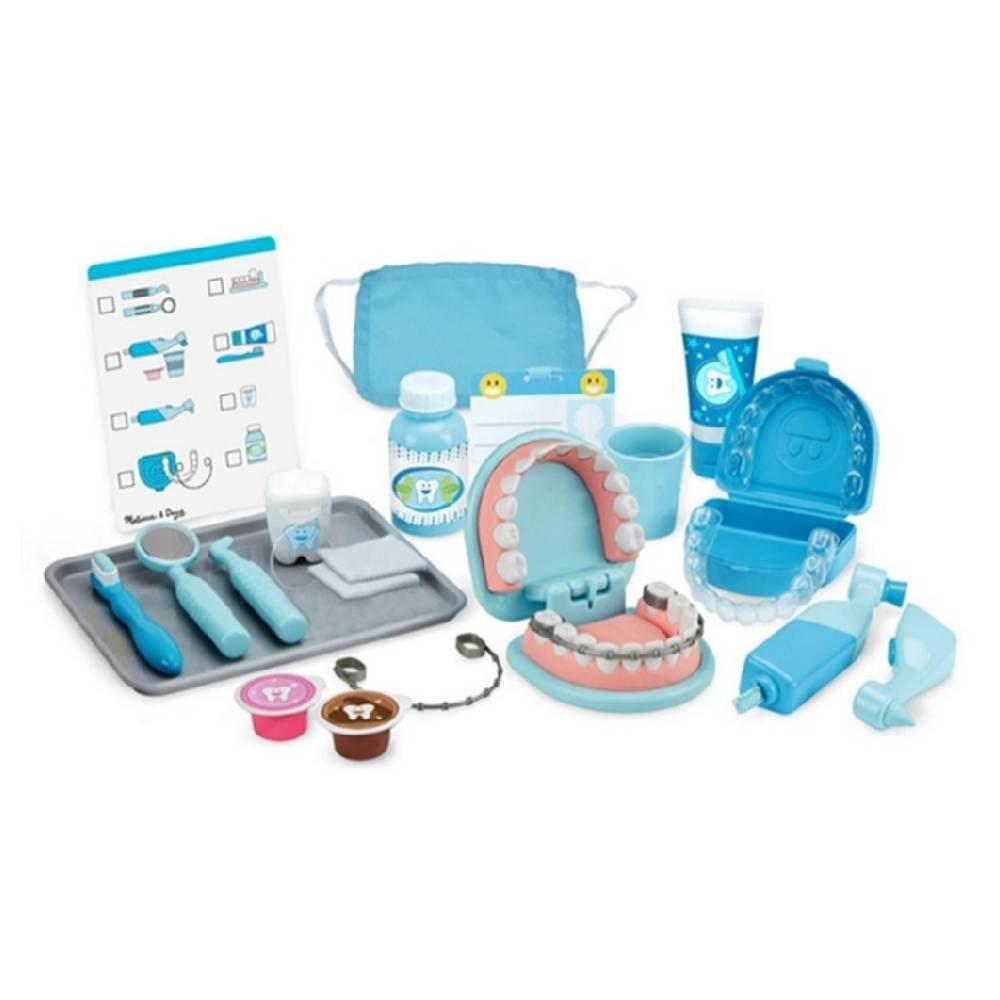 Melissa & Doug Dentist Play Set, 8611 - White & Blue