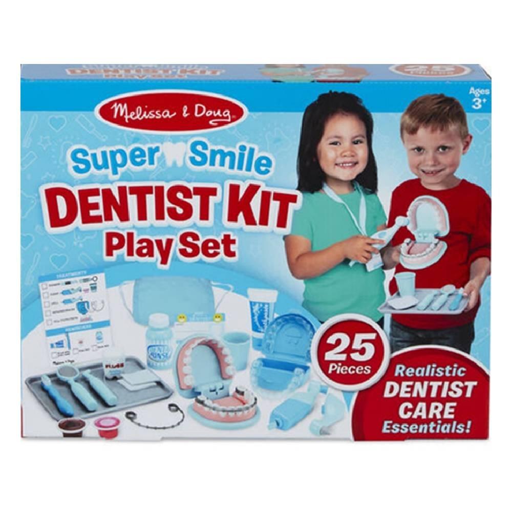 Melissa & Doug Dentist Play Set, 8611 - White & Blue