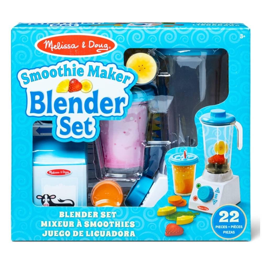 Melissa & Doug Smoothie Maker Blender Set Game, 9841- Blue