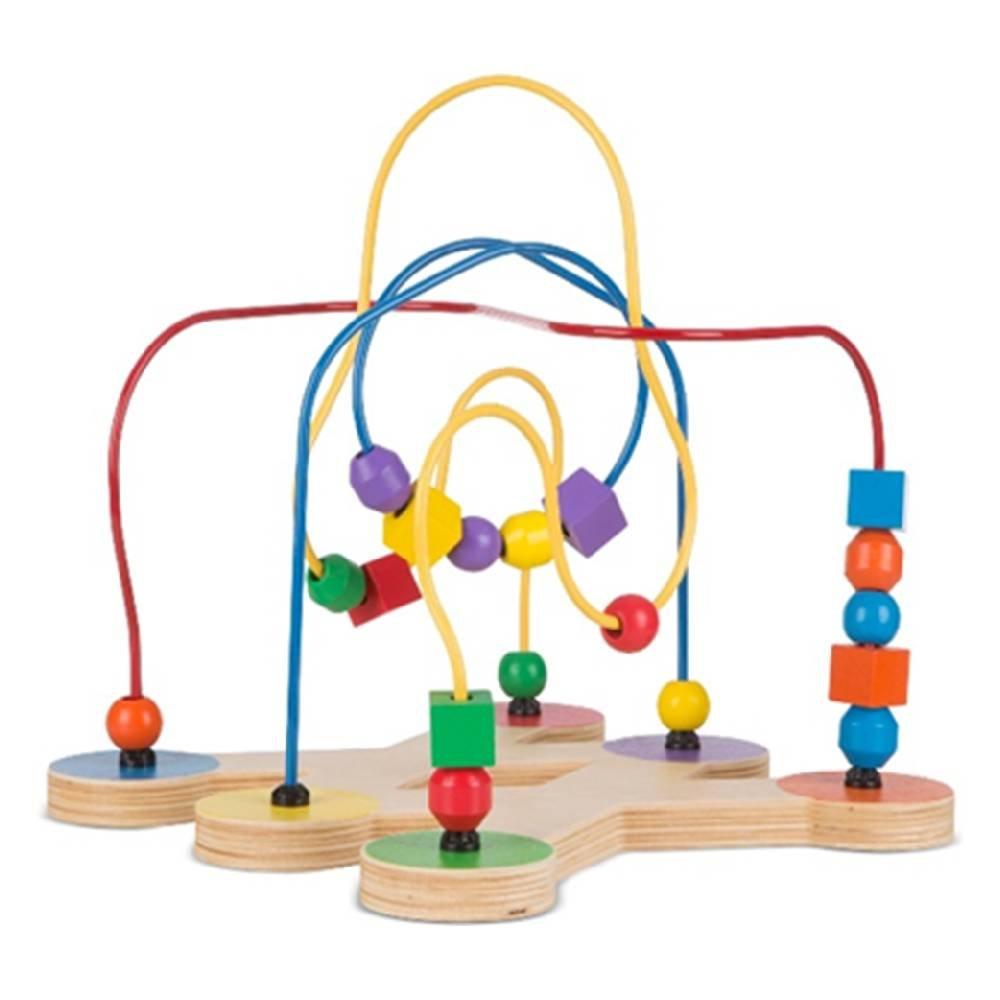 Melissa & Doug Bead Maze Game, 2281 - Multicolor