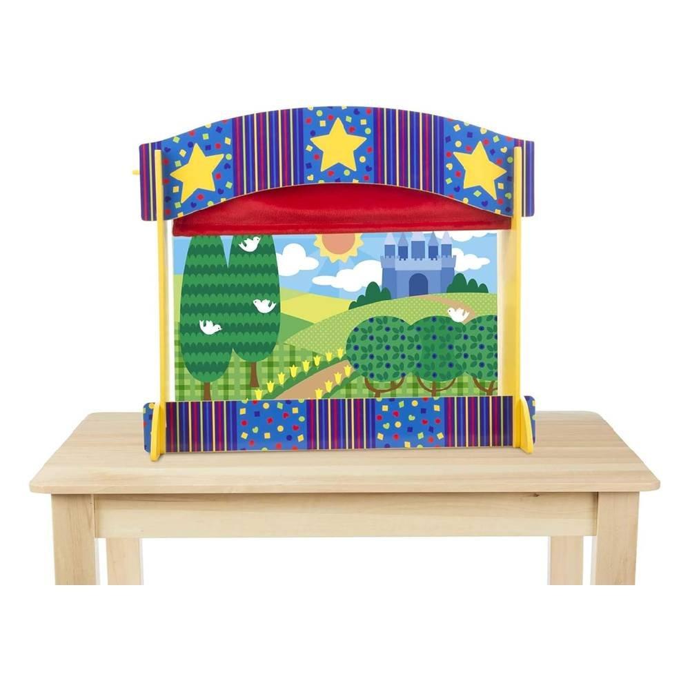 Melissa & Doug Tabletop Puppet Theater Game, 2536 - Multicolor