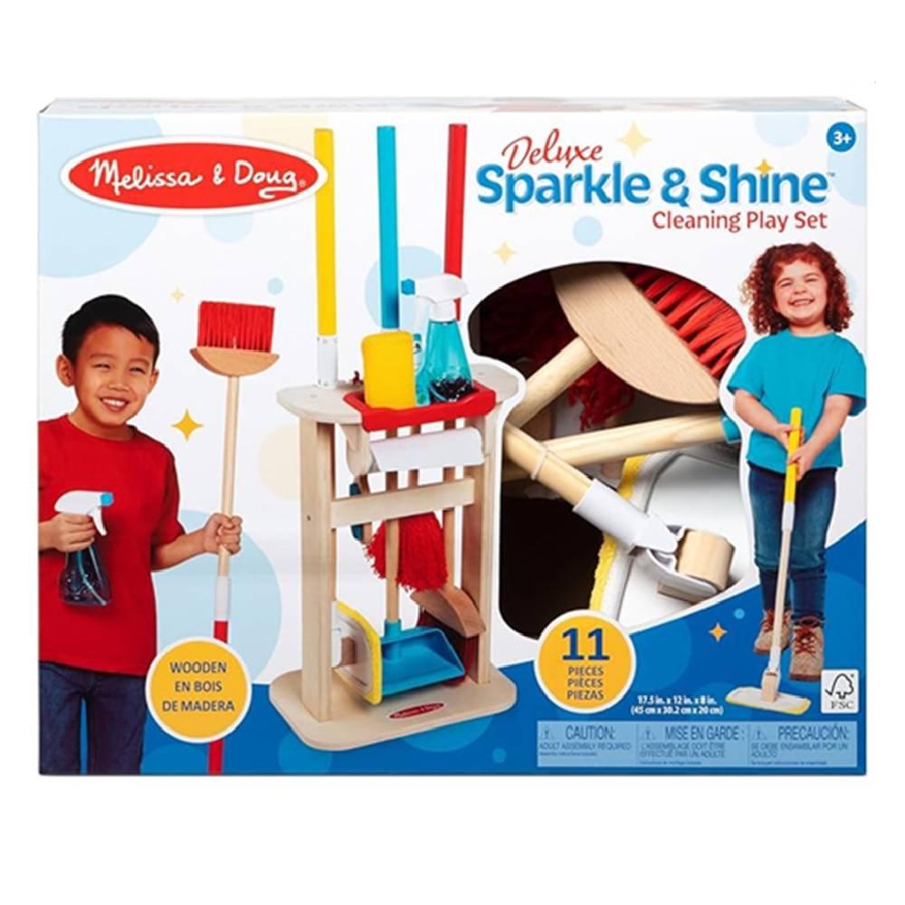 Melissa & Doug Deluxe Cleaning Play Set, 30606 - Multicolor