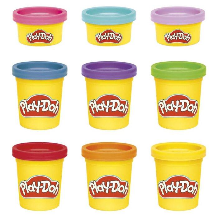 Play-Doh Bright Rainbow 9 Pack Dough - Multicolor