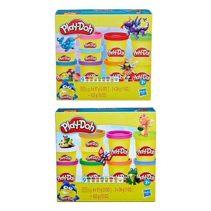 Play-Doh Bright Rainbow 9 Pack Dough - Multicolor