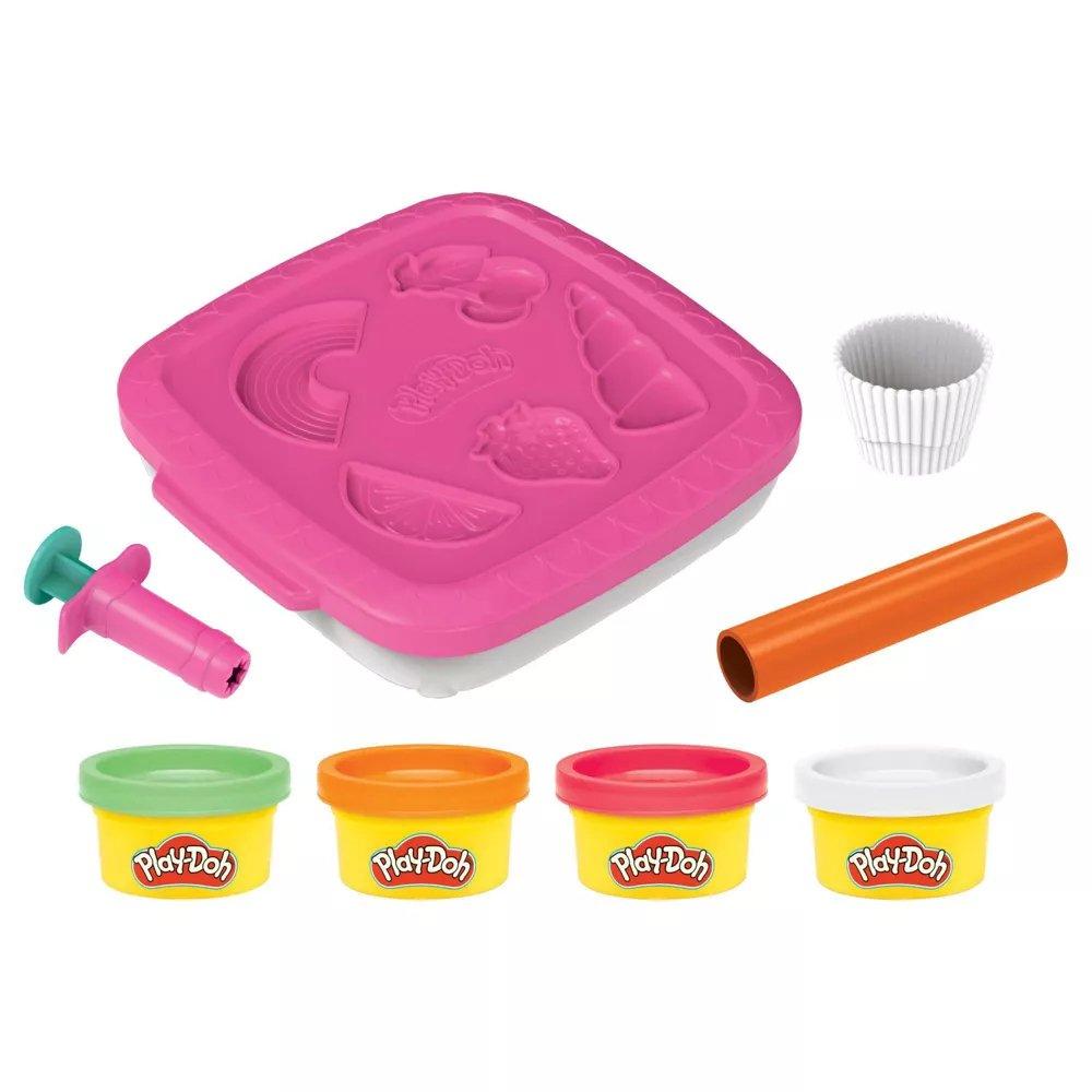Play-Doh Create 'N Go Cupcakes Playset, F6914/F7527 - Pink