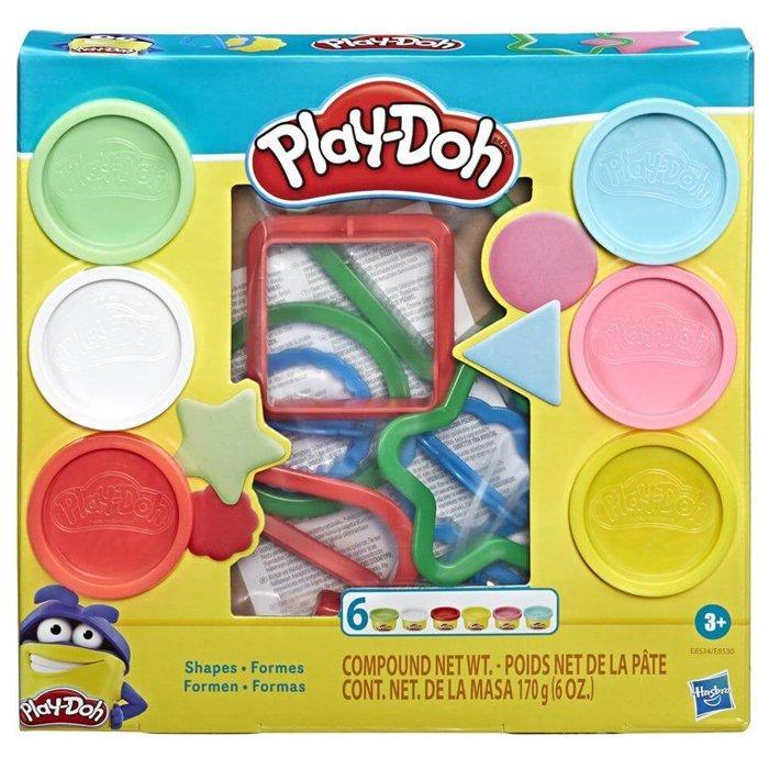 Play-Doh Play-Doh Fundamentals Shapes, E8530/E8534 - Multicolored
