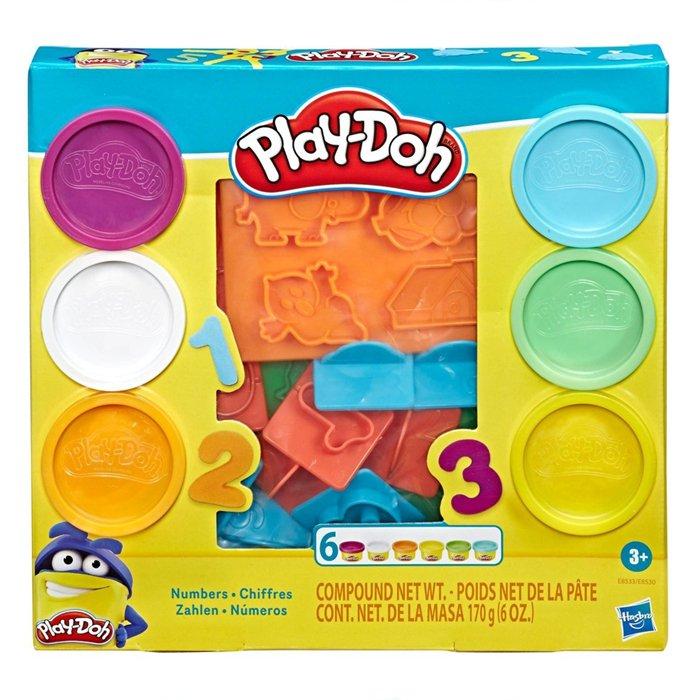Play-Doh Play-Doh Fundamentals Number, E8530/E8533 - Multicolored