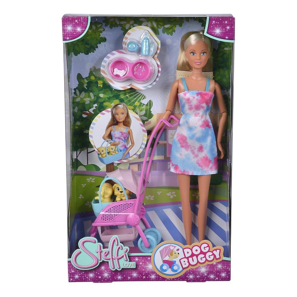 Steffi Love Dog Buggy Doll, 105733630 – Multicolored