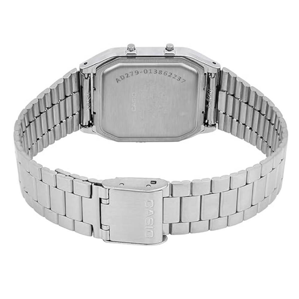 Casio Unisex Analog/Digital 30 Watch, 39MM, AQ-230A-9AMQYDF - Silver