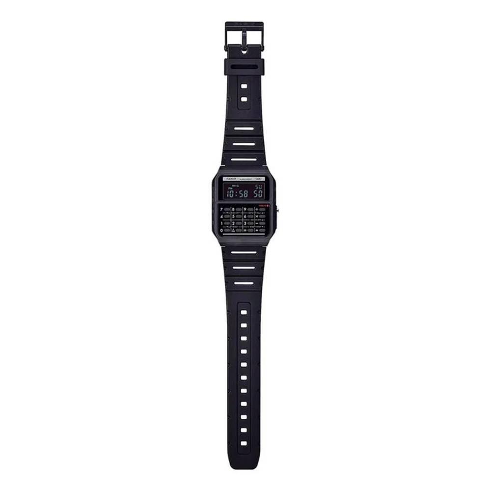 Casio Unisex Data Bank Watch, Digital, 43mm, Resin Strap, CA-53WB-1BDF - Black