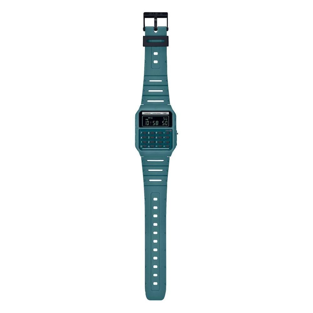 Casio Unisex Data Bank Digital 34 Watch, 43mm, CA-53WB-3BDF - Blue