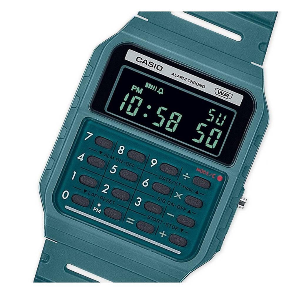 Casio Unisex Data Bank Digital 34 Watch, 43mm, CA-53WB-3BDF - Blue