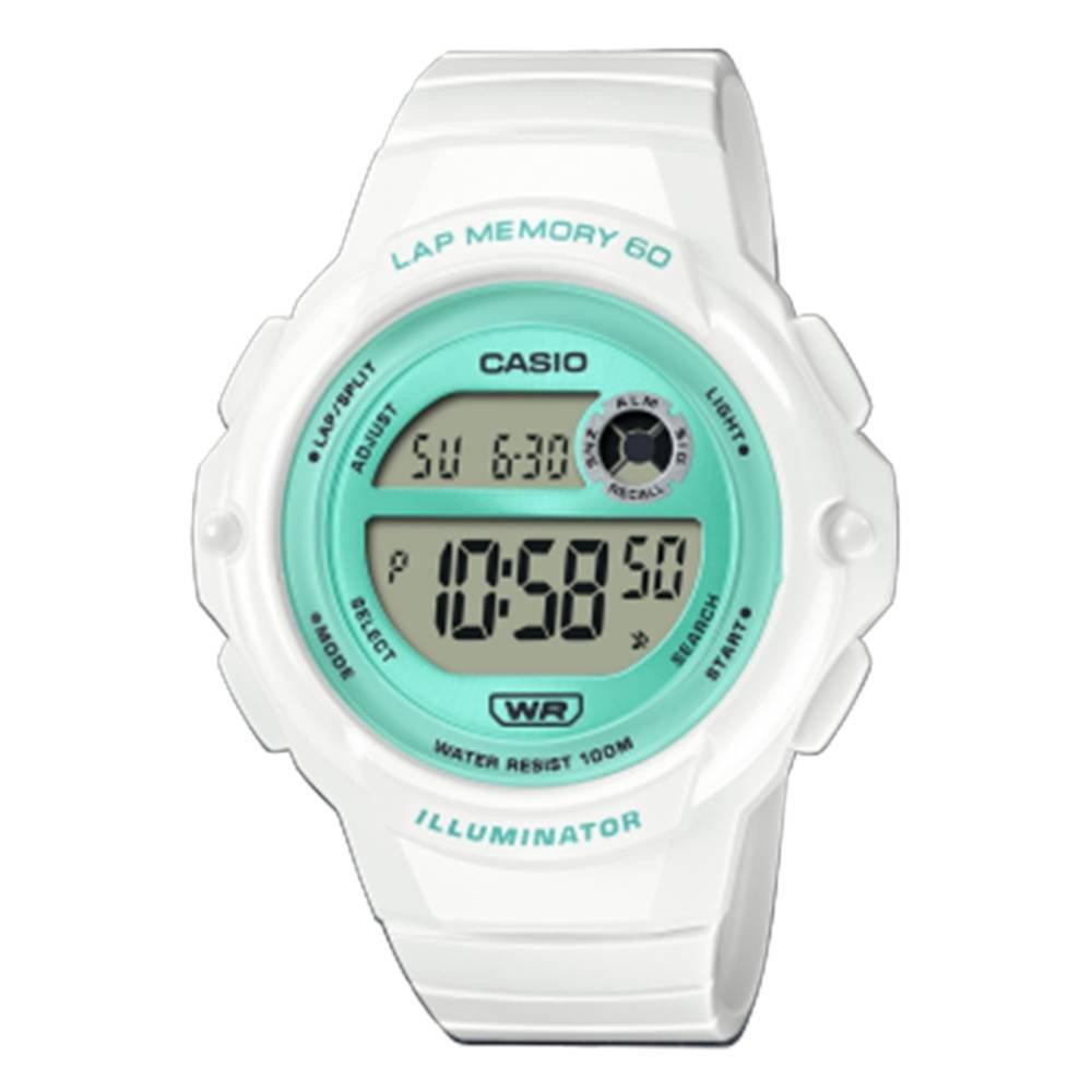 Casio 45mm Ladies Digital Watch, LWS-1200H-7A3VDF – White
