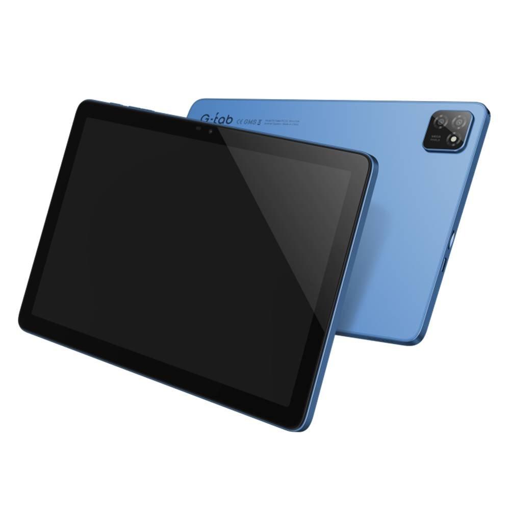G-Tab T9 Tablet, 10.1 Inches IPS Screen, Octa Core Processor, 3GB RAM, 64GB Storage - Blue 