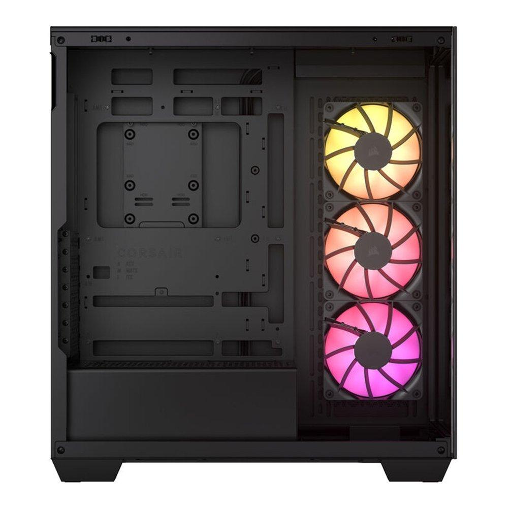 كمبيوتر مكتبي للألعاب من كورسير، انتل كور اي5، 32 جيجابايت رام ، 1 تيرابايت اس اس دي، نفيديا جي فورس ار تي اكس 4060، ويندوز 11 برو، S16883  - أسود