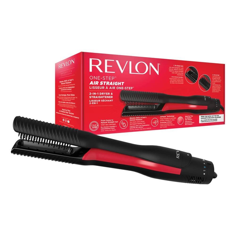 Revlon One-Step Air Straight 2-In-1 Dryer & Straightener, 1000 W, RVDR5330ARB - Black