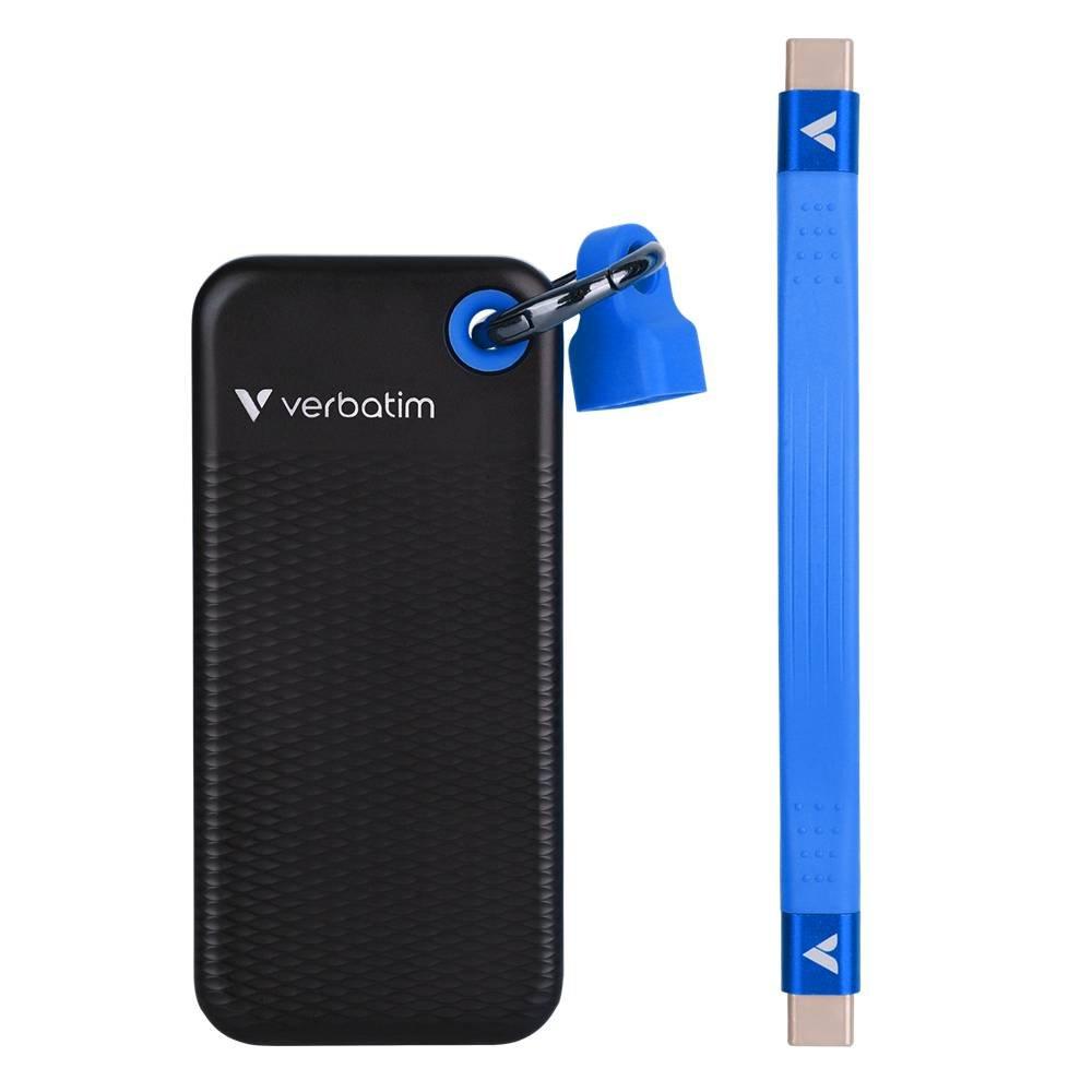 Verbatim Pocket 1TB Portable SSD, 32191 - Blue