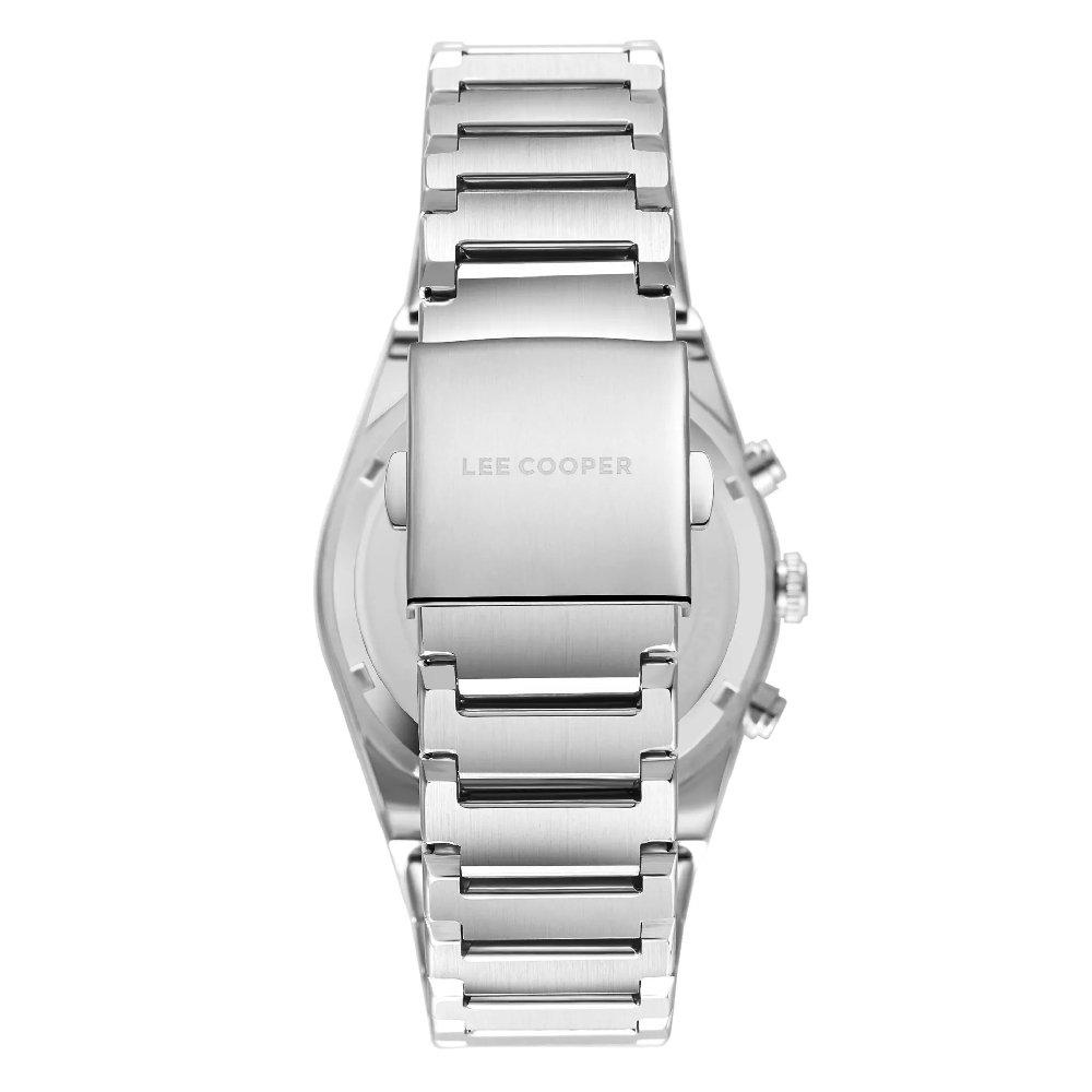ساعة للرجال من لي كوبر، متعددة الوظائف، 42 ملم، سوار من معدن LC08100.340 - فضي
