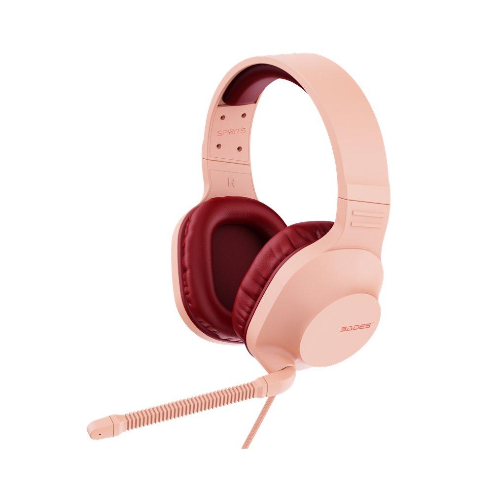 Sades Spirits Wired Gaming Headset - Peachy