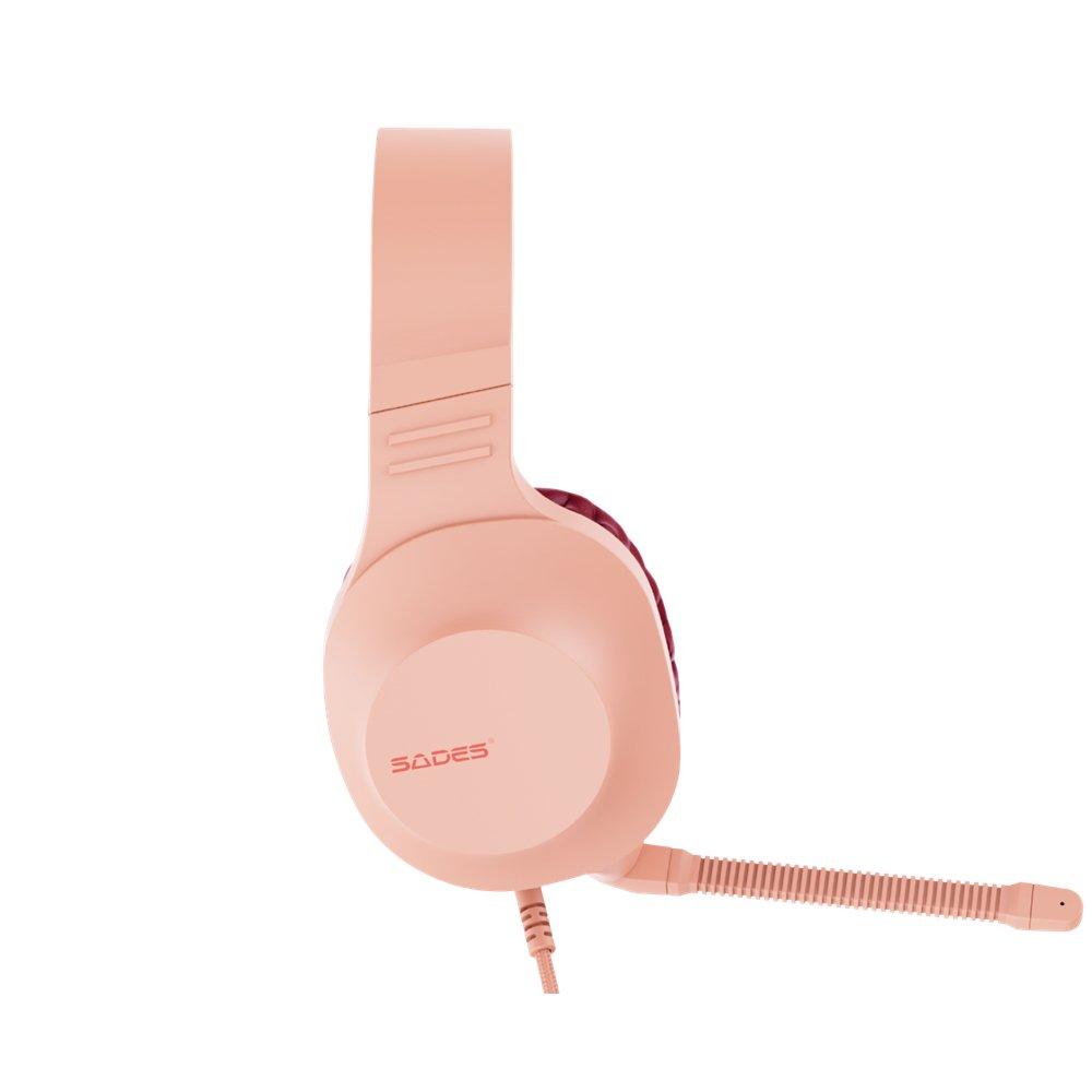 Sades Spirits Wired Gaming Headset - Peachy