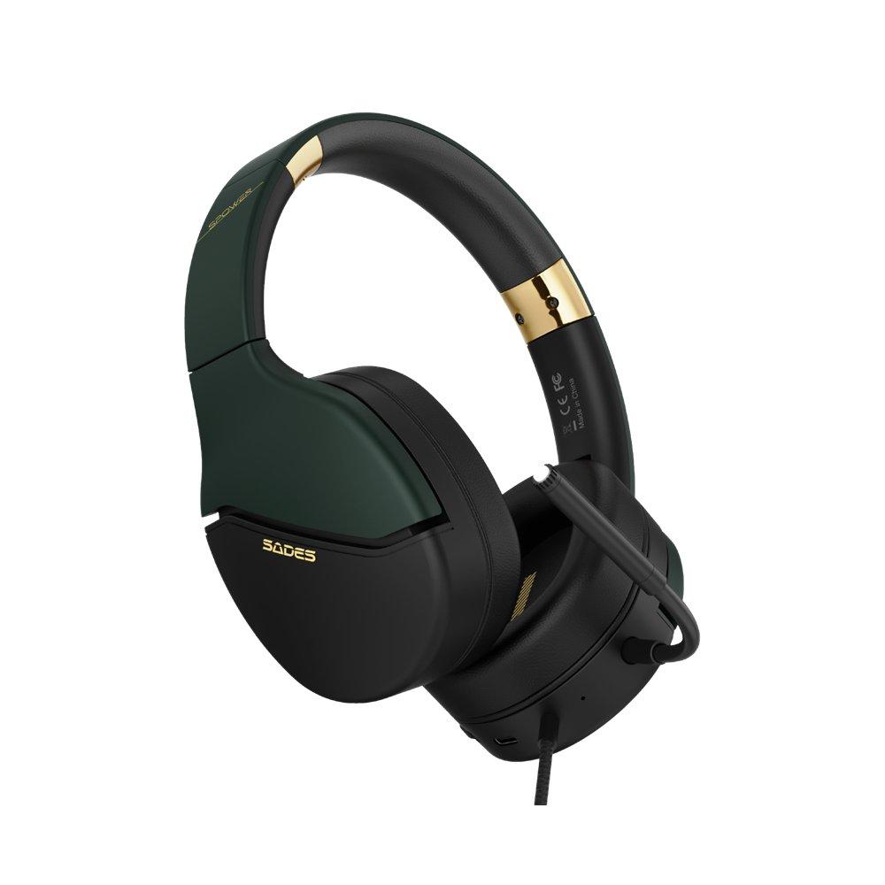 Sades Spower SA-725 Wired Gaming Headset – Gold