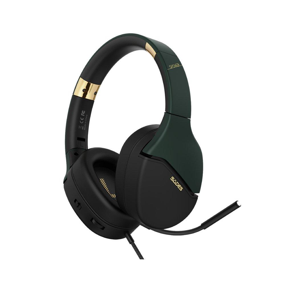 Sades Spower SA-725 Wired Gaming Headset – Gold