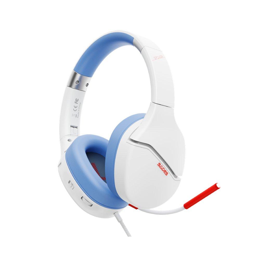 Sades Spower SA-725 Wired Gaming Headset – White
