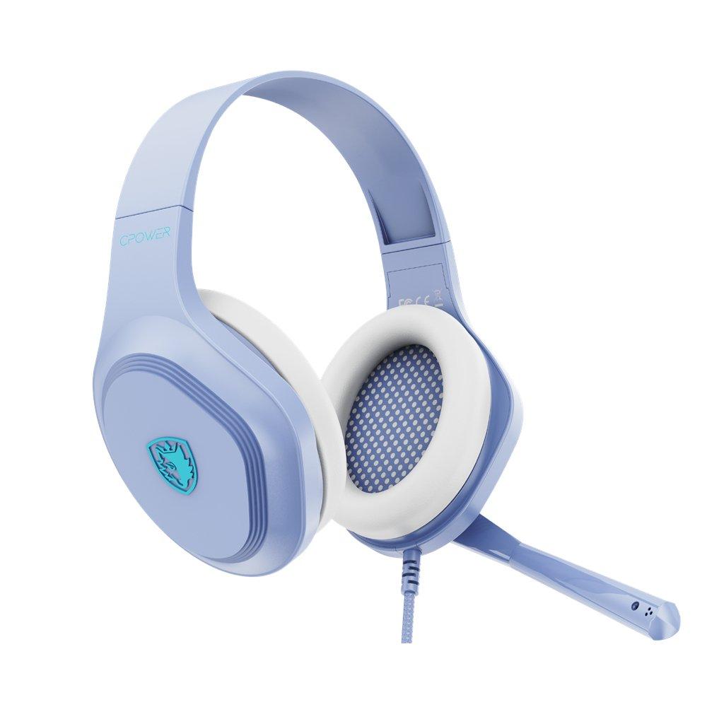 Sades Cpower SA-716 Wired Gaming Headset – Blue