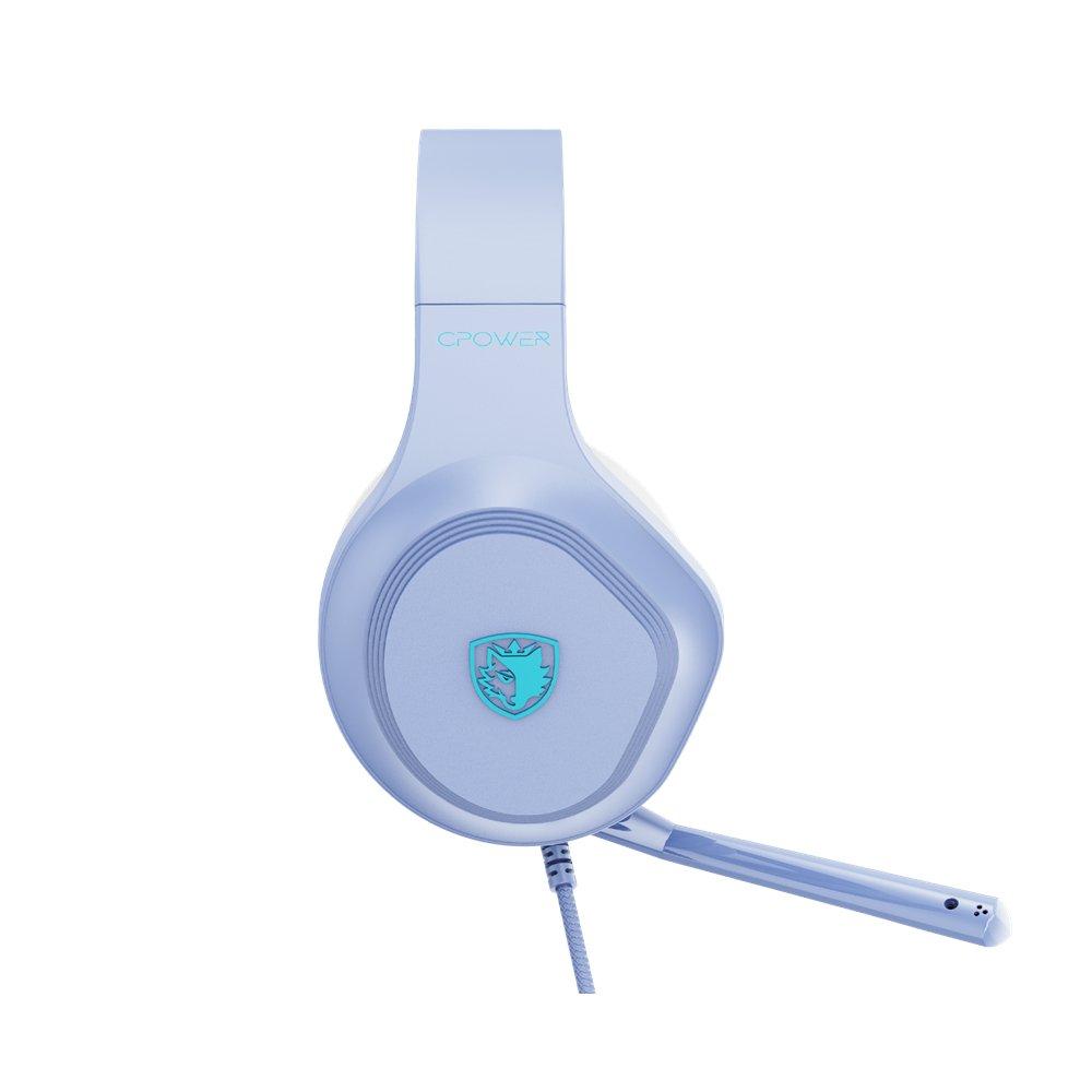 Sades Cpower SA-716 Wired Gaming Headset – Blue