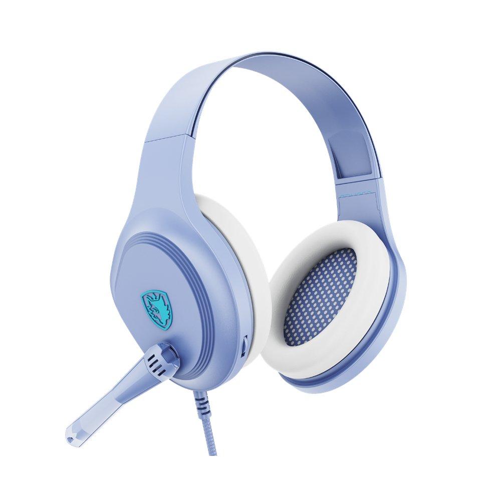 Sades Cpower SA-716 Wired Gaming Headset – Blue