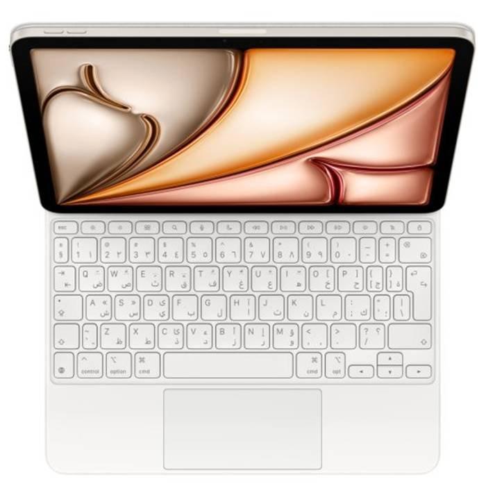 Apple Magic English & Arabic Keyboard for iPad Air 13-inch M2, MDFV4AB/A-White