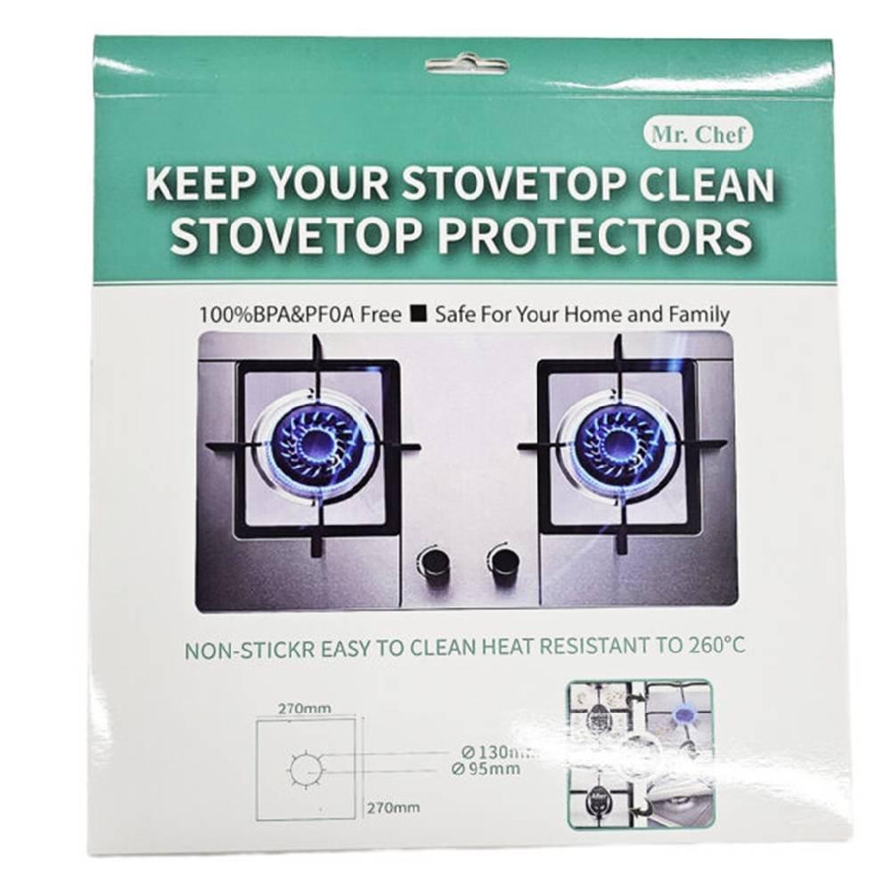 Mr Chef Single Opening Stove Top Protector, MC94016 - Silver