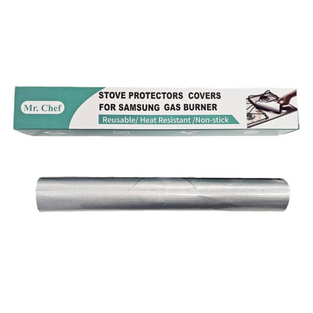 Mr Chef Double Opening Stove Top Protector, MC94017 - Silver