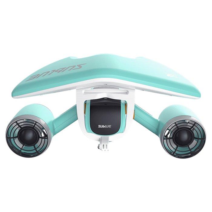 Sublue White Shark Mix Underwater Scooter - Aqua Blue