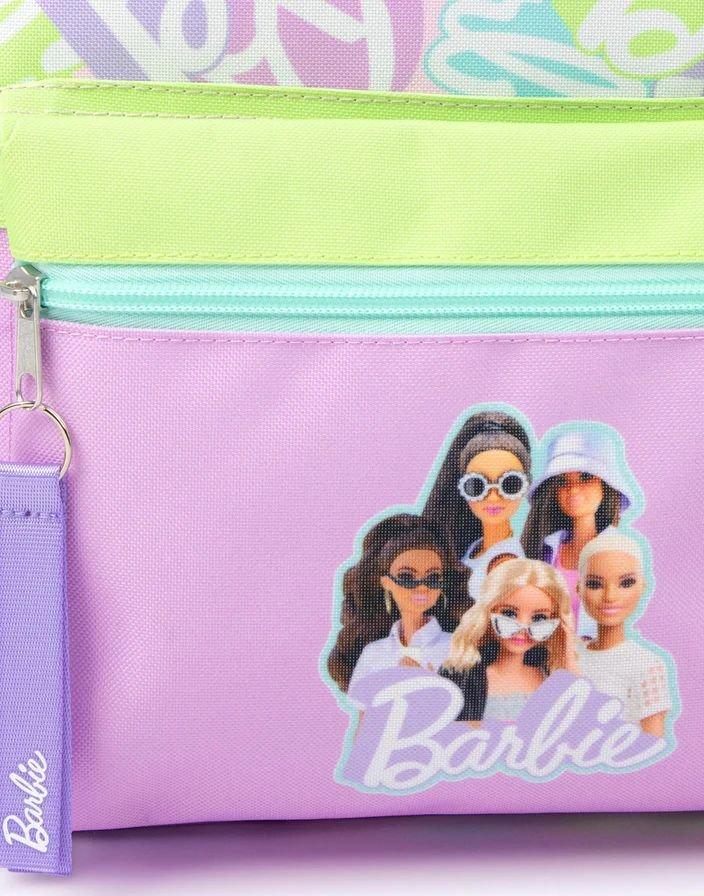 Vanilla Underground Barbie Girls Dolls 4 Piece  Lunch Bag Backpack Set, A54973- Multicolored